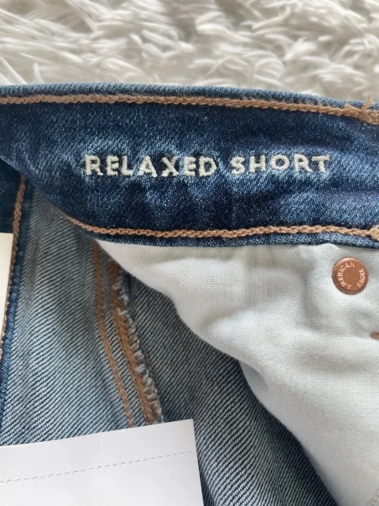American Eagle Strigid Relaxed Denim Shorts - Picture 4 of 7